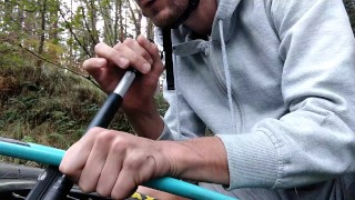 La Rueda de Mi Bicicleta🚴pincho y Termine Haciendole una Gran Mamada al Inflador!Extraño me Vio