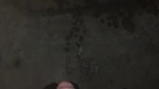 Pissing in circles in my backyard