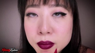 Hot Vampire Devours You w/ Ear Licking & Lens Licking -ASMR