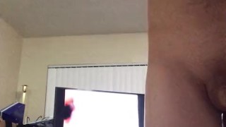 Bi-curious twink plays with his boy pussy