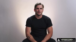 ADULT TIME - How Men Orgasm With Nathan Bronson! WATCH HIM JERK OFF! - FULL SCENE