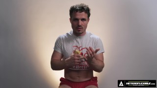 ADULT TIME - How Men Orgasm With Robby Apples! WATCH HIM JERK OFF! - FULL SCENE