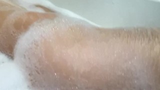 While Taking a Bath, I Got Horny and Started Touching Myself