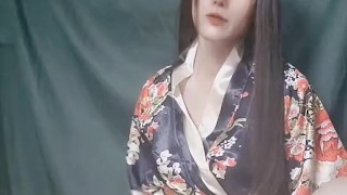 男の娘オナニ－Japanese crossdresser teasing