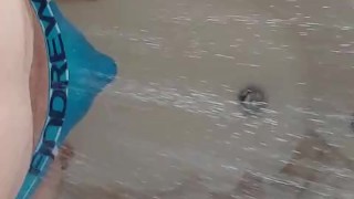Showering in my underwear