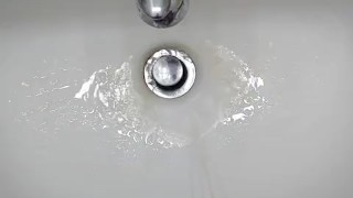 Pissing in the sink