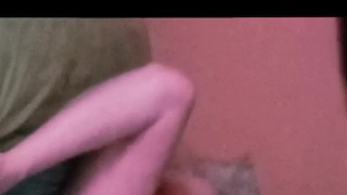 Stretching my nuts and playing with my hole