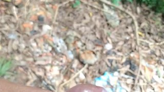 Aproveitei a natureza para gozar