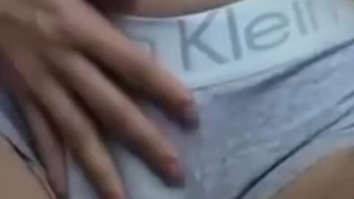 Student Touches his Cock and Shows off his Fitness Body