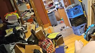 Bi guy jerks and cums