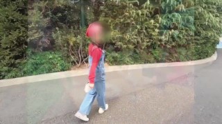 【個人撮影】ハロウィン仮装🎃ポリスにお仕置きされる囚人..しかし手錠が外れると・・👻濃厚中出しSEX動画♡／Japanese amateur hentai ／日本人／パイパン／色白／美少女