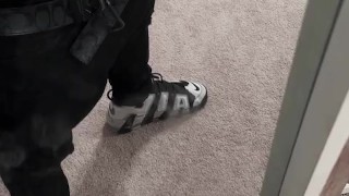 Jacking off in front of mirror - Nut so hard