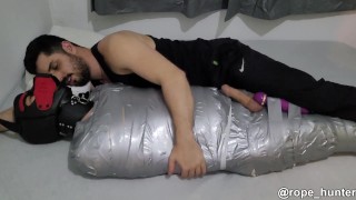 mnummified slave doggo being used by his master
