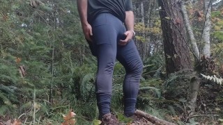 Modeling Some underwear outdoors for you