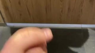 Jerk off public toilet. Understall cruising
