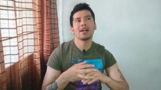 Joven mecanico le mete su vergota de 21cm al recolector culon de la chatarra en taller del trabajo!