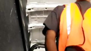 Mr Showtime69 Flashes Customers at Work