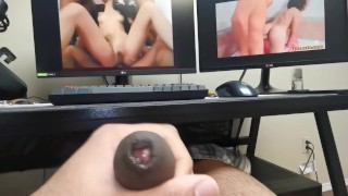 Masturbating while watching trans porn #3