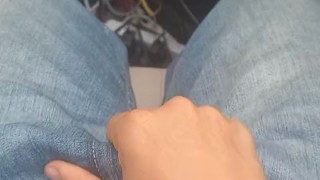 I couldn't hold back the urge and I had to go to the bathroom