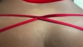 Purple dildo