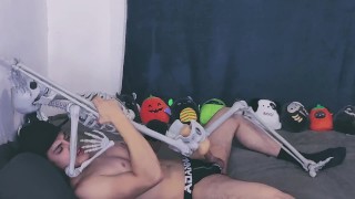 Anal a Esqueleto de Halloween (saludos a Calacas Chidas)