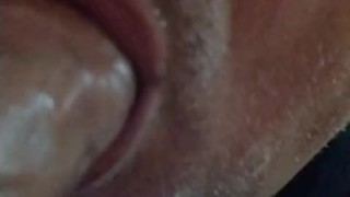 Dick in the mouth selfie