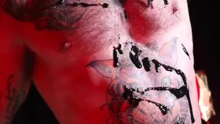 Daddy Satan stroking his big dick for his little demons. (Troy Daniels Halloween Special)