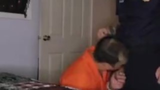Cop and Inmate Rough Halloween Fuck