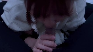 性欲が溜まった彼女のうますぎるフェラで大量射精♡ cum in mouth sniff