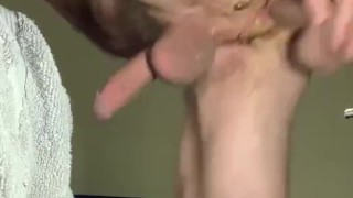 Dude stretches out his tight little hole wide open