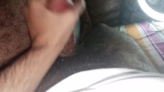 Watch the sperm ejaculate from the head of my penis