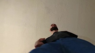 Giant Man dances above you! You're in the way..hope you don't get stepped on!