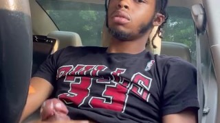 Legal Uber driver riding around to find a spot to Jack that curved dick 🫨 full video on OF
