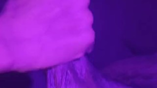 Sensually Stroking a Huge Thick Black Dick