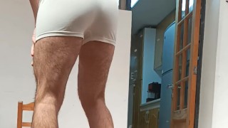 try on clothes, masturbate