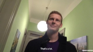 BIGSTR - Handsome Straight Guy Hustles For More Money In Exchange Of A Blowjob