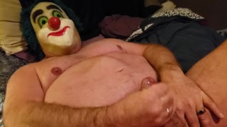 SCARY CLOWN JERKOFF! Watch if you dare!!