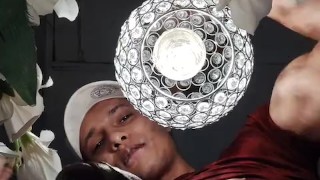 a lot of saliva and masturbation