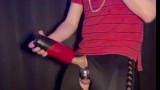 Scally Gooning getting milked