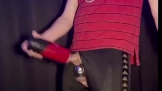 Scally Gooning getting milked
