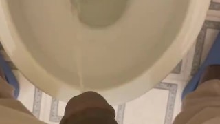 Peeing From My Big Black Cock