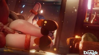 Xiangling gets fucked in the ass anal sex Aether 120 FPS Genshin Impact