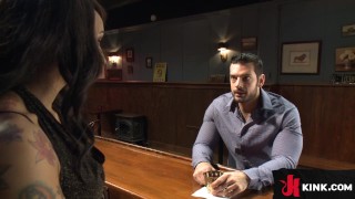 Honey has the biggest cock in the business! Honey is a gorgeous TS bartender who makes a lonely cust