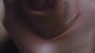 jerking thick uncut dick with tight foreskin