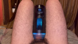 Explosión de leche con maquina de garganta profunda 60fps 4k