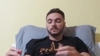 Barbarian Playing with his Club