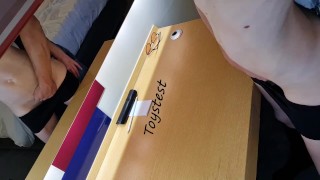 Stepsister Wants to Touch His Dick During Long Time Foreplay