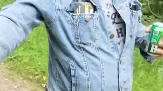 walks in transparent shorts and pisses in them