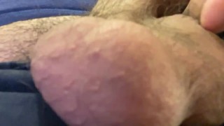 handjob with old cock and hanging balls