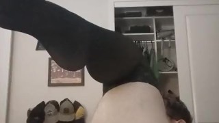 19 year old femboy using anal massager